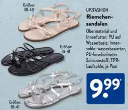 Aldi Süd UP2FASHION Riemchensandalen Angebot