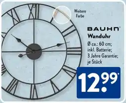 Aldi Süd BAUHN Wanduhr Angebot
