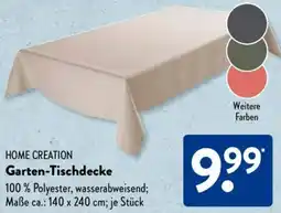 Aldi Süd HOME CREATION Garten-Tischdecke Angebot