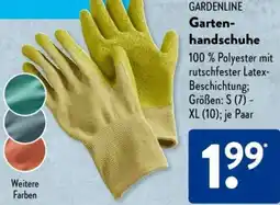 Aldi Süd GARDENLINE Gartenhandschuhe Angebot