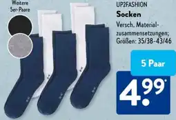 Aldi Süd UP2FASHION Socken Angebot
