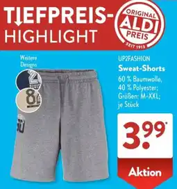 Aldi Süd UP2FASHION Sweat-Shorts Angebot