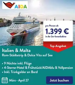 Aldi Süd Italien & Malta Angebot