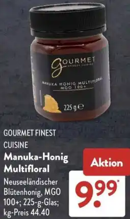 Aldi Süd GOURMET FINEST CUISINE Manuka-Honig Multifloral Angebot