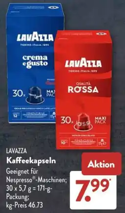 Aldi Süd LAVAZZA Kaffeekapseln Angebot