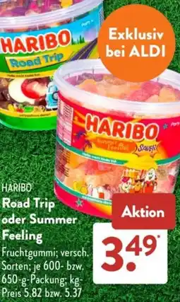 Aldi Süd HARIBO Road Trip oder Summer Feeling Angebot