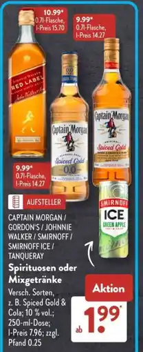 Aldi Süd Spirituosen oder Mixgetränke Angebot