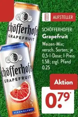 Aldi Süd SCHÖFFERHOFER Grapefruit Angebot