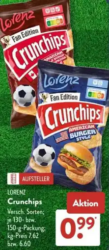 Aldi Süd Lorenz Crunchips Angebot