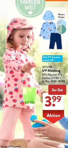 Aldi Süd LILY & DAN UV-Kleidung Angebot