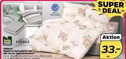 NETTO Hjemja renforcé-bettwäsche-set mit jersey-spannbettlaken Angebot