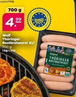 NETTO Wolf thüringer rostbratwurst xl Angebot