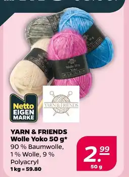 NETTO Netto eigenmarke yarn & friends wolle yoko Angebot