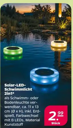 NETTO Solar-led-schwimmlicht 2in1 Angebot
