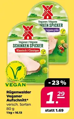 NETTO Rügenwalder veganer aufschnitt Angebot