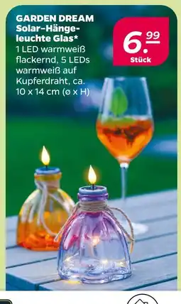 NETTO Garden dream solar-hängeleuchte glas Angebot