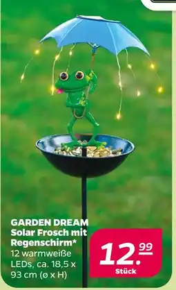 NETTO Gardem dream solar frosch mit regenschirm Angebot