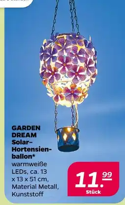 NETTO Garden dream solar-hortensienballon Angebot
