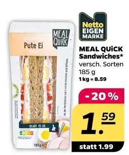 NETTO Meal quick sandwiches Angebot