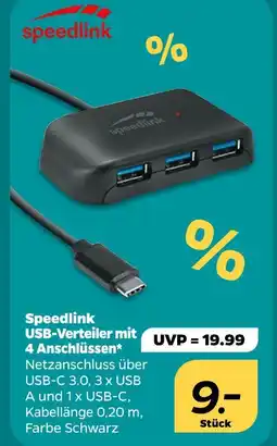 NETTO Speedlink usb-verteiler mit 4 anschlüssen Angebot
