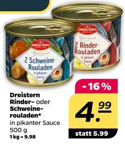 NETTO Dreistern rinder-rouladen Angebot