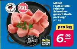 NETTO Netto eigenmarke frisches schweinegulasch großpackung Angebot