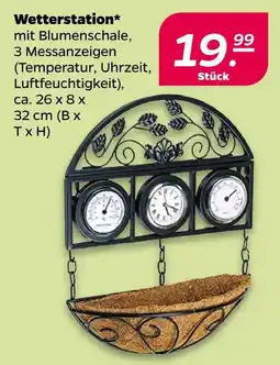 Netto Wetterstation mit blumenschale Angebot