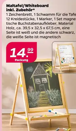 NETTO Maltafel/whiteboard inkl. zubehör Angebot