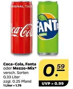 NETTO Coca-cola coca-cola, fanta oder mezzo mix Angebot