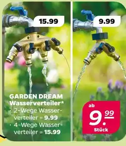 NETTO Garden dream 2-wege wasserverteiler Angebot