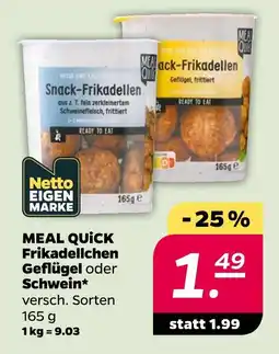 NETTO Meal quick snack-frikadellen geflügel Angebot