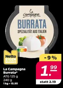 NETTO La campagna burrata Angebot