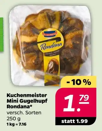 Netto Kuchenmeister mini gugelhupf rondana Angebot