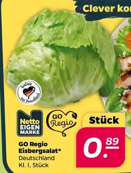 NETTO Netto eigenmarke go regio eisbergsalat Angebot