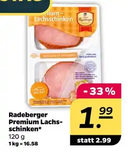NETTO Radeberger premium lachsschinken Angebot