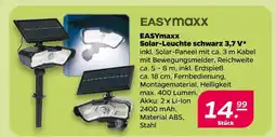 NETTO Easymaxx solar-leuchte schwarz 3,7 v Angebot