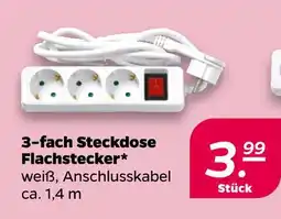NETTO 3-fach steckdose flachstecker Angebot