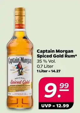 NETTO Captain morgan spiced gold rum Angebot
