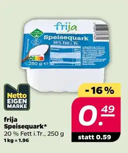 NETTO Frija speisequark Angebot
