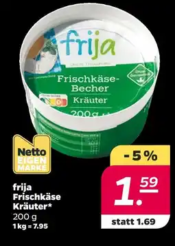 NETTO Frija frischkäse kräuter Angebot