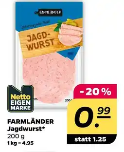 NETTO Farmländer jagdwurst Angebot