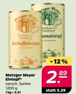 NETTO Metzger meyer eintopf Angebot