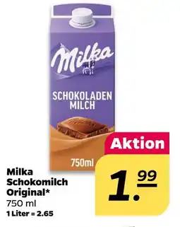 NETTO Milka schokomilch original Angebot