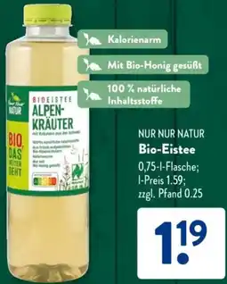 Aldi Süd NUR NUR NATUR Bio-Eistee Angebot