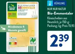 Aldi Süd NUR NUR NATUR Bio-Emmentaler Angebot