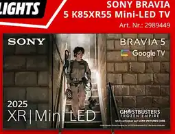 MediaMarkt SONY BRAVIA 5 K85XR55 Mini-LED TV Angebot