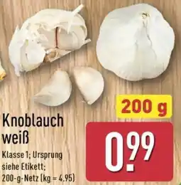Aldi Nord Knoblauch weiß Angebot