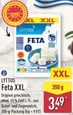 Aldi Nord LYTTOS Feta XXL Angebot