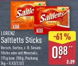 Aldi Nord LORENZ Saltletts Sticks Angebot