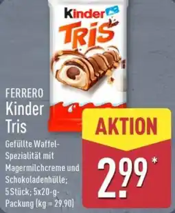 Aldi Nord FERRERO Kinder Tris Angebot